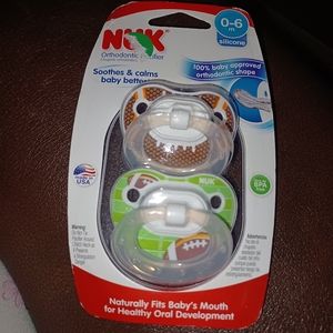 🌹3/$10.00🌹  0-6 Months Nuk Pacifiers